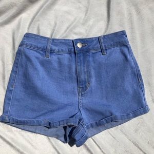 Denim shorts